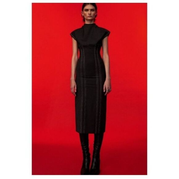 ZARA Limited Edition Top stitch Dress size XS - Picture 1 of 10
